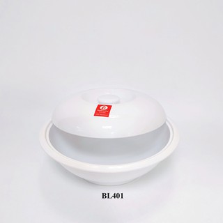 Bộ thố cơm melamine Thái Lan màu trắng