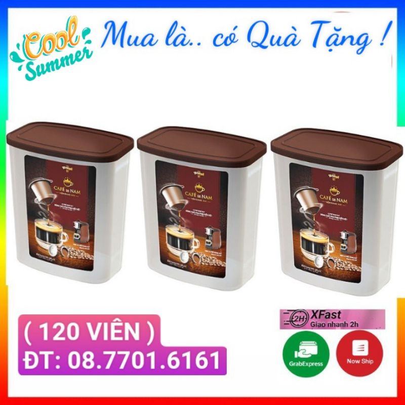 Cà phê Viên Nén Vinacafe Cafe viên Nespersso De nam ( Combo x 3 hộp)