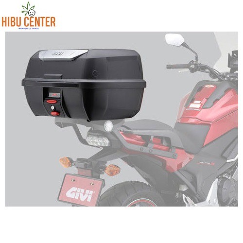 Thùng GIVI E43NTL Mulebox Gắn Sau Xe Máy Motor Màu Đen Với Đế Đệm HÀNG CHÍNH HÃNG – HBCENTER