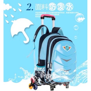 ba lô kéo cho bé cấp 1(ảnh thật )