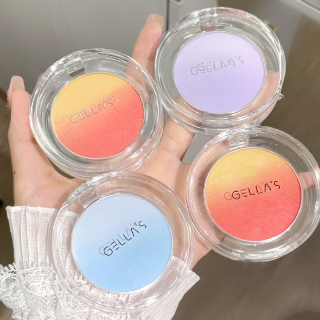 Phấn Má Hồng Dạng Kem Gella 'S Màu Đào Trang Điểm Tạo Khối Phong Cách Hàn Quốc