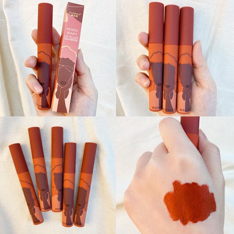 [Hàng mới về] Son kem trang điểm nhung lì không dính ly chống thấm nước lâu trôi sử dụng cho môi và gò má dành cho nữ | BigBuy360 - bigbuy360.vn