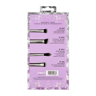 Set cọ Real Techniques Metallic Eyes - 4 cọ mắt