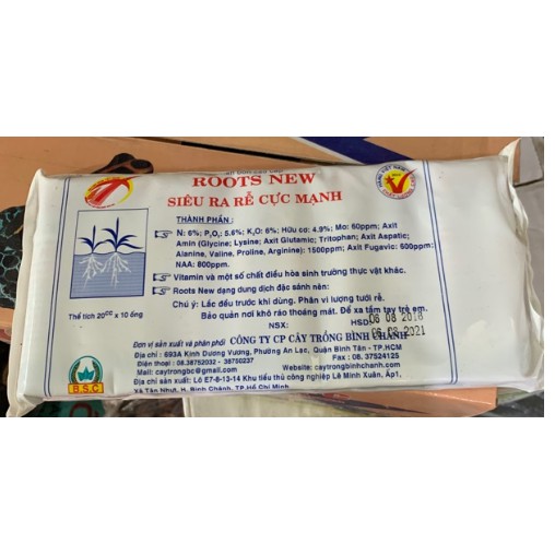 RA RỄ CỰC MẠNH BIMIX - Super roots new 1 vỉ - GÓI 10 ống