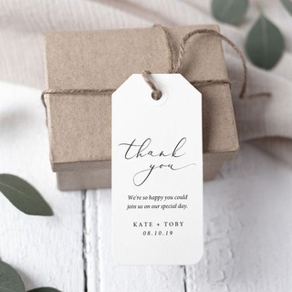 Tag Cảm Ơn Hình Chữ Nhật In Theo Yêu Cầu Xưởng In & Thiết Kế Xưởng In Hiện Đại Phuong Studio