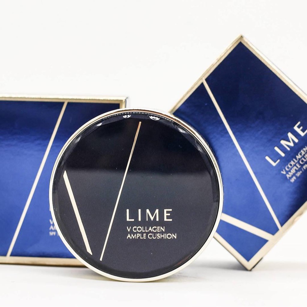 [ CHÍNH HÃNG ] Phấn Nước Dưỡng Ẩm Chống Lão Hóa LIME V COLLAGEN AMPLE CUSHION 20g