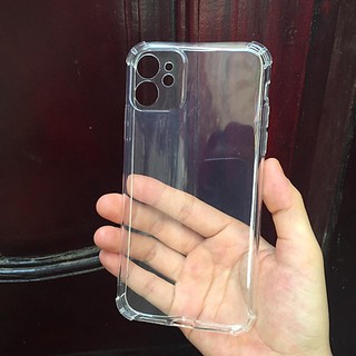 Ốp lưng chống sốc phone 6/7/8/x/xs/xsmax/11, ốp chống sock dẻo silicon trong suốt, không xước máy, tránh va đập