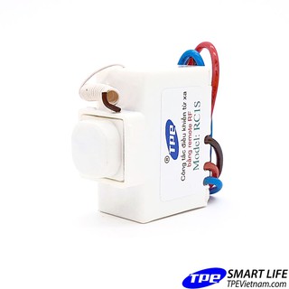 Công tắc hạt sino vuông điều khiển từ xa sóng rf tpe rc1s