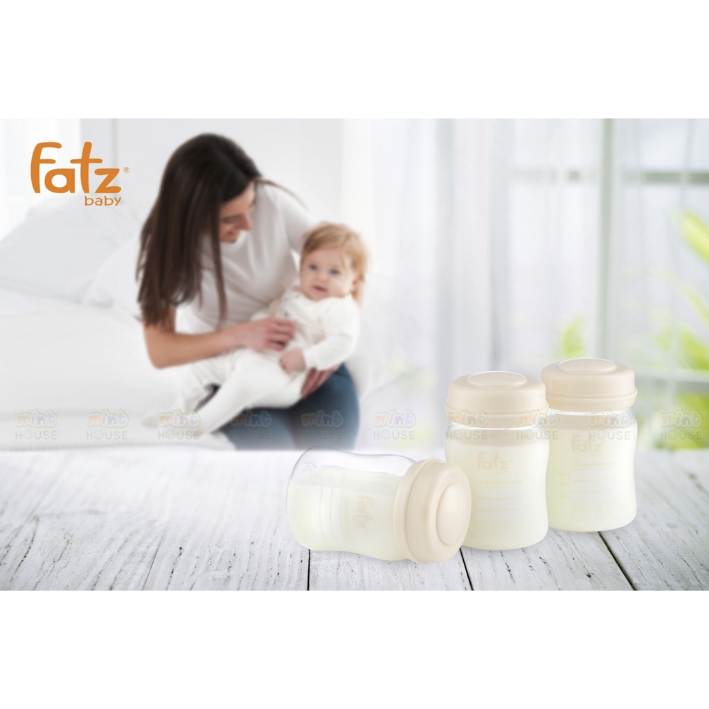 FATZBABY Bộ bình trữ sữa 3 cái FB0120N-H; FB0120N-X - Cửa hàng mẹ và bé Mint House