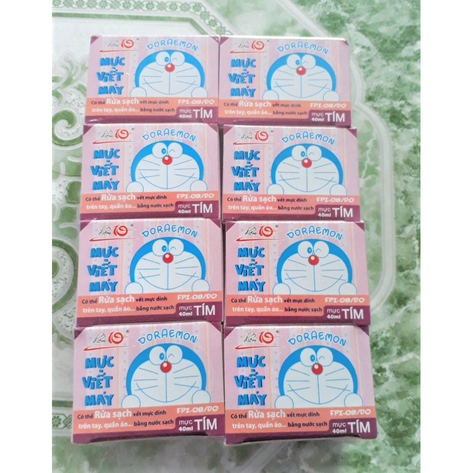 Lốc 8 hộp mực tím Doremon