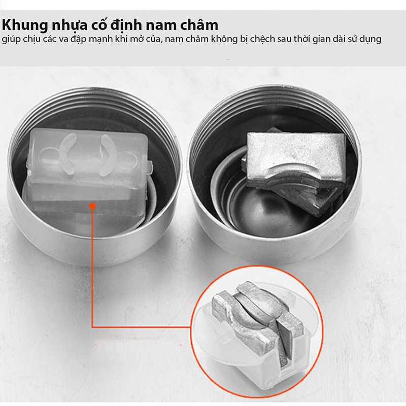 chặn cửa nam châm hít thông minh chống va đập ht856