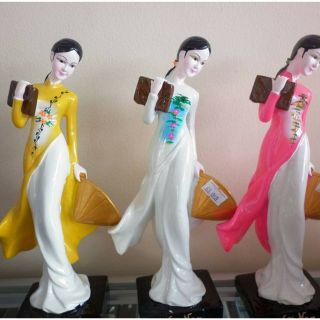 Tượng cô gái áo dài quà tặng ý nghĩa.