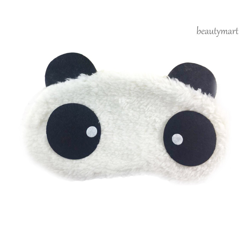 [Hàng mới về] Bịt mắt ngủ gấu Panda chất liệu lông nhung