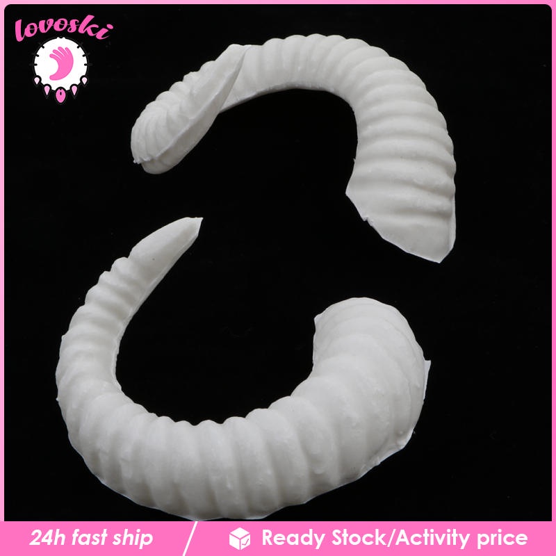 Băng Đô Sừng Cừu Nhân Tạo 3 Inch Hóa Trang Halloween