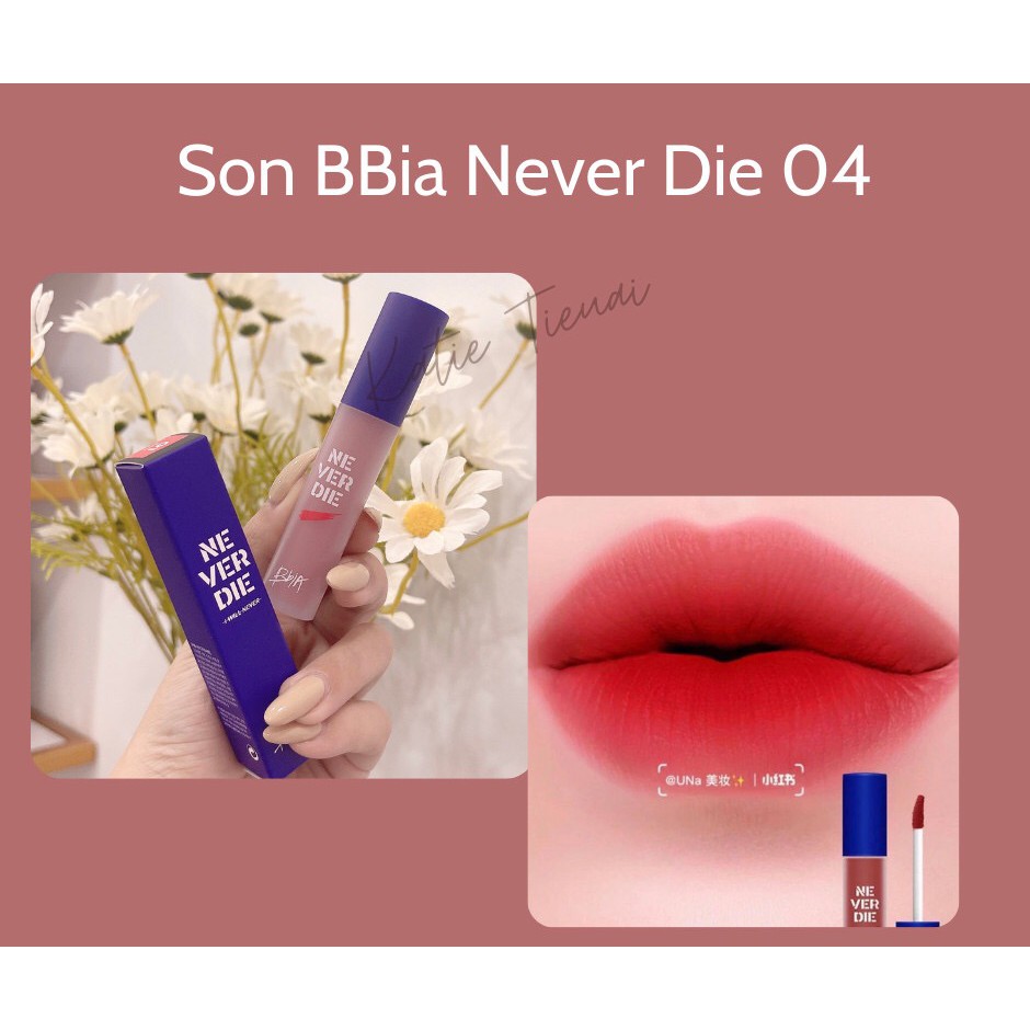 Son kem Never Die BbiA I Will Never (Màu 01, 02, 03, 04, 05)