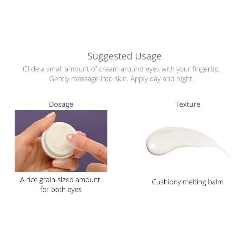 Bill Sephora / Minisize 3ml ] Kem dưỡng mắt cao cấp chống lão hoá sáng da vùng mắt Tatcha The Silk Peony | BigBuy360 - bigbuy360.vn