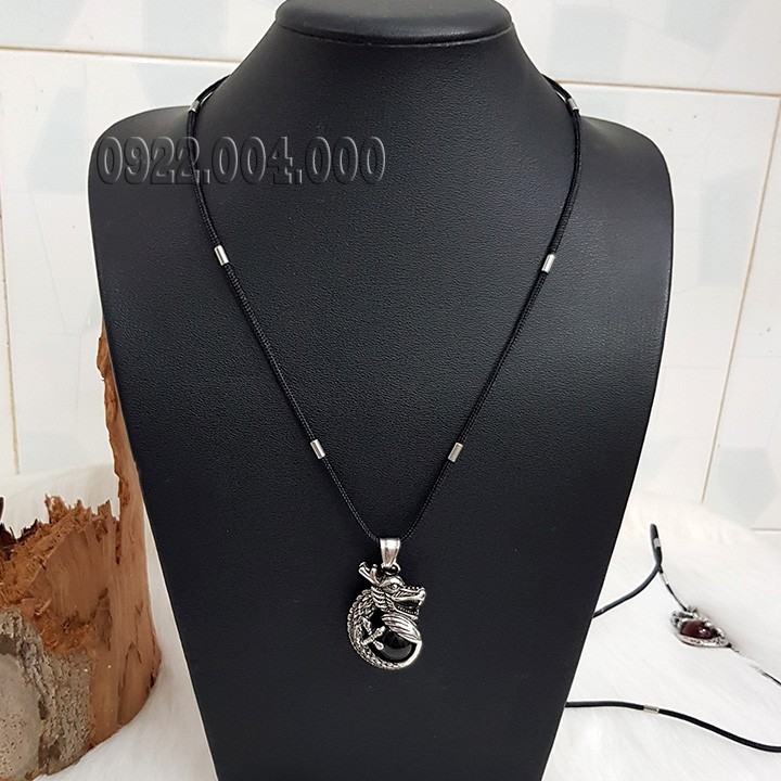 Dây chuyền nam rồng ôm ngọc MZ1191