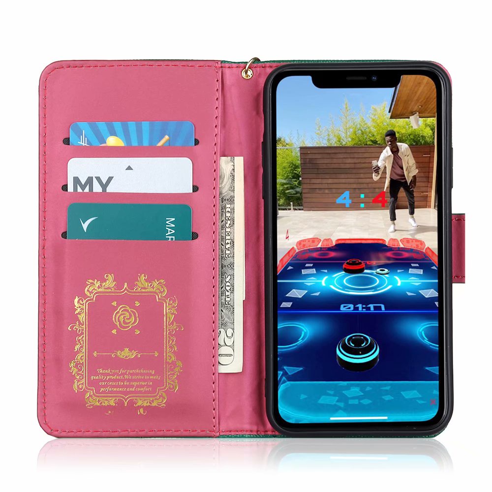 Bao Da Điện Thoại Nắp Lật Kèm Ngăn Đựng Thẻ Cho Iphone 15 14 12 13 11 pro max xsmax xr xs Ốp