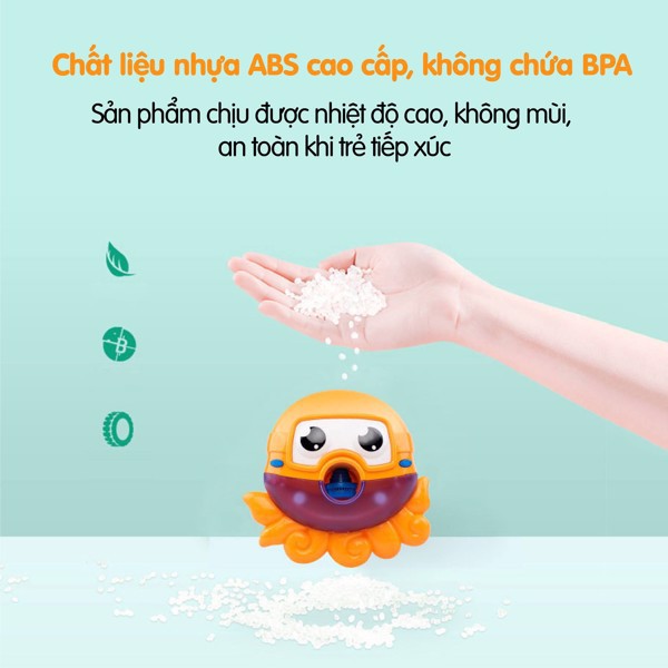 [Haobaby shop] Đồ chơi bạch tuột tạo bọt