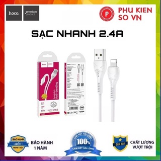 Cáp Sạc Nhanh Hoco X37 Chính Hãng - Dây Sạc Nhanh Dây Dù chống đứt dài 1M, Hỗ trợ sạc 2.4A và Truyền Dữ Liệu tốc độ cao