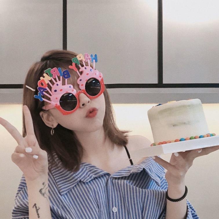 Kính Happy Birthday Mắt Kính Sinh Nhật Vui Nhộn D77