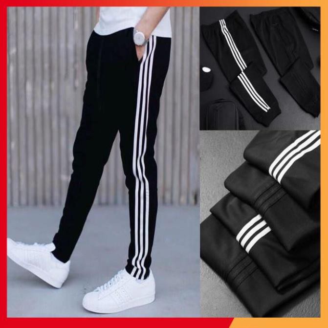 Giá Rẻ Vô Địch Quần Jogger Nam, Quần Thể Thao Nam 3 Sọc Chất Nỉ Cao Cấp JGD