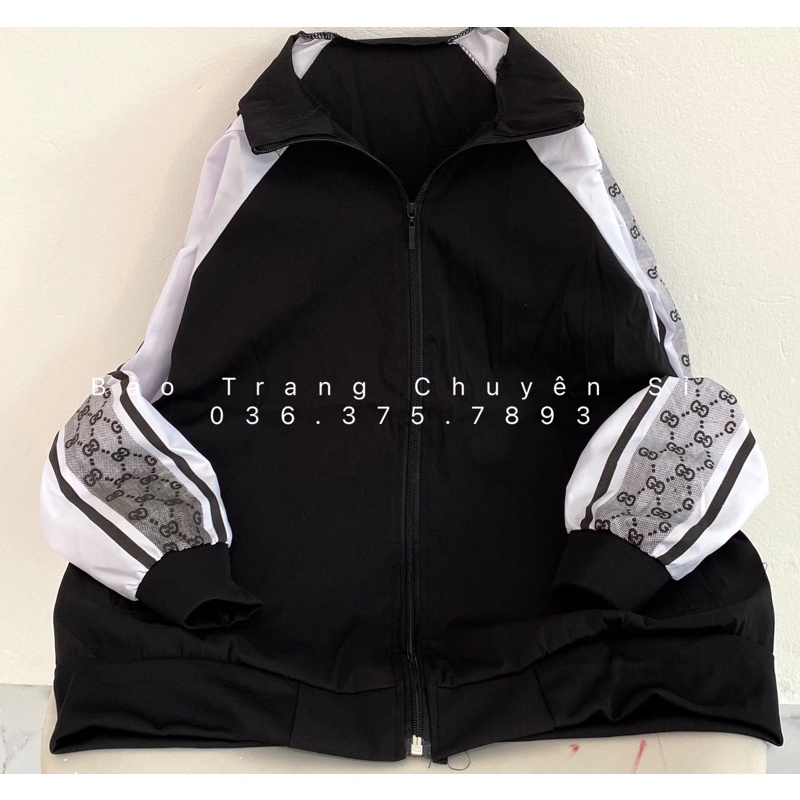 [GIÁ HUỶ DIỆT] Áo Gió Bomber 1 Lớp Viền Sọc Chất Dặn Form To Unisex