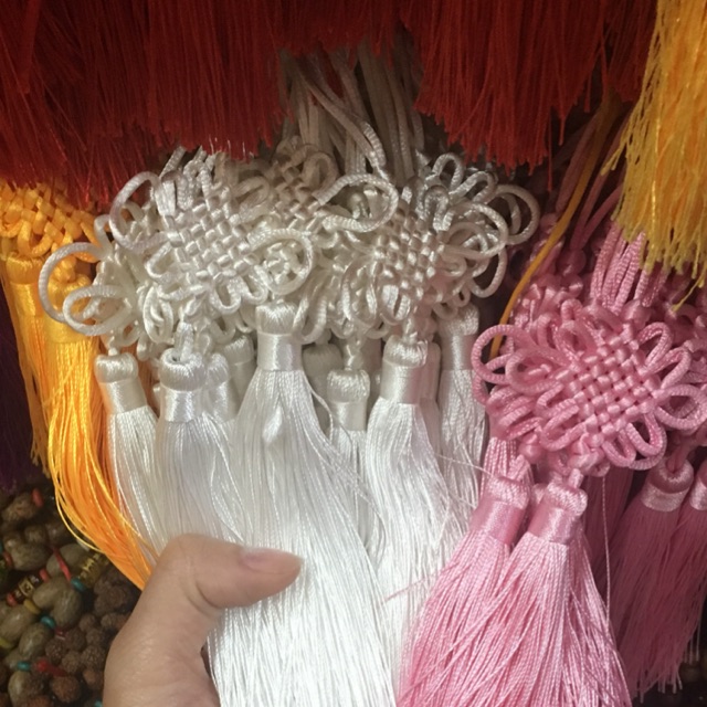 Nút cát tường như ý hồng, trắng,vàng, đỏ
