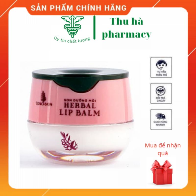 SON DƯỠNG MÔI CẤP NƯỚC SIÊU MỀM ẨM Senci HERBAL LIP BALM