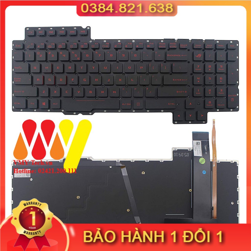 Bàn phím laptop ASUS Rog G752 G752VT G752VY G752VS G752VM G752V G752VL V153062as1-us 0kn0-si1us11 NEW 100%