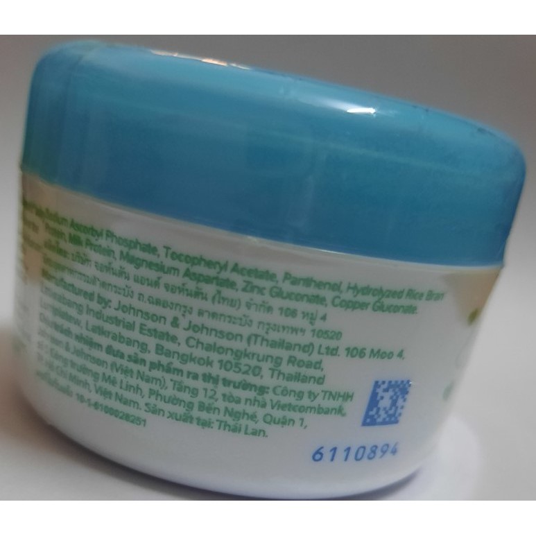 Kem dưỡng da Johnson Baby Cream nắp xanh 50g