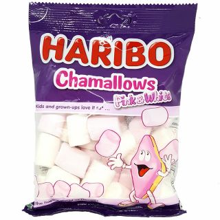 Kẹo xốp Haribo chamalows Pink & white 70g