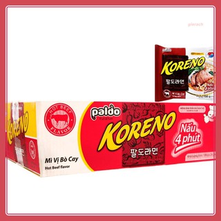 Thùng 24 gói mì Koreno vị bò cay 100g