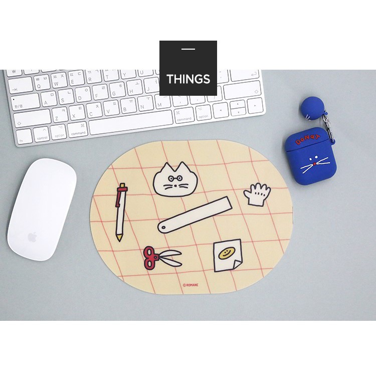 Miếng lót chuột máy tính chống trượt bằng nhựa PVC