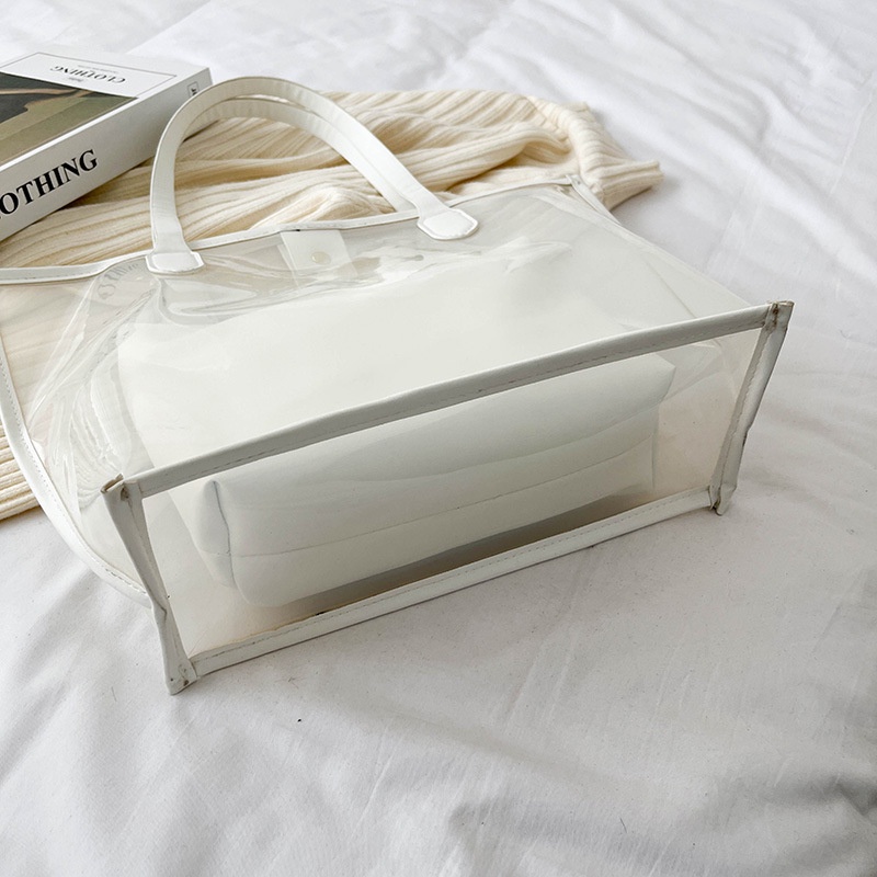 Túi Xách Nhựa PVC Trong Suốt Thời Trang Nữ Tính