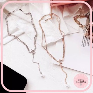 Vòng cổ đính đá ngôi sao lấp lánh