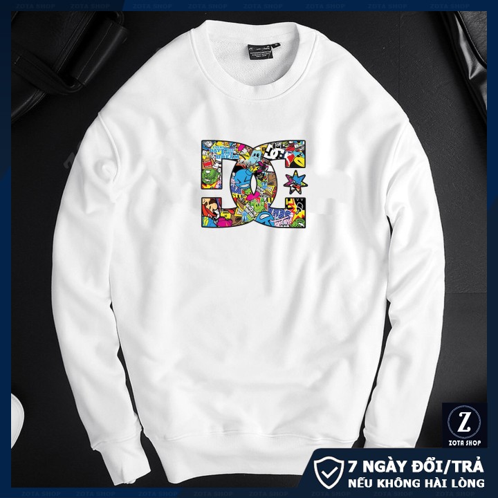 Áo nỉ nam dài tay mặc Thu Đông in DG phù chất poly Thái dày mịn mã SW311 | BigBuy360 - bigbuy360.vn