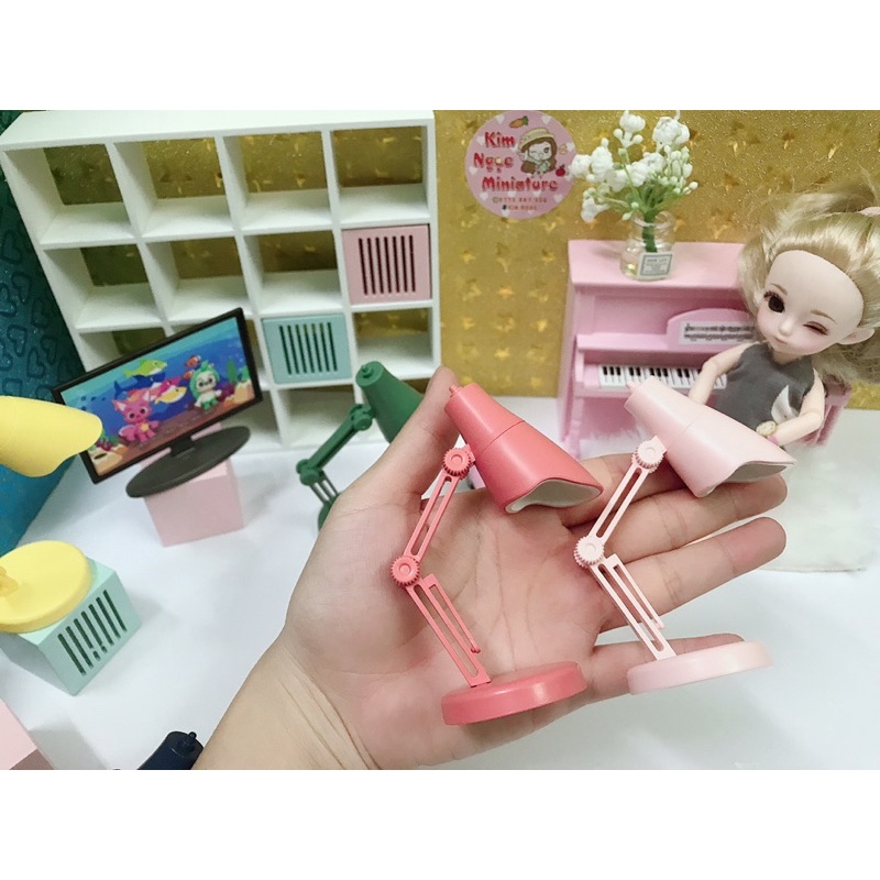 Mô hình đèn bàn mini trang trí mô hình, nhà búp bê 1/12 1/6