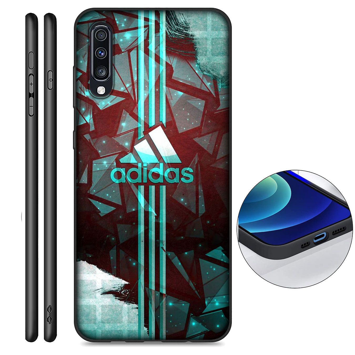 Ốp điện thoại silicon mềm hình adidas B55 cho Samsung Galaxy S9 S10 S20 FE Ultra Plus Lite S20+ S9+ S10+ S20Plus