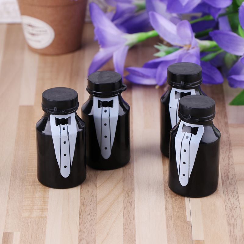 Bộ 10 Lọ Thổi Bong Bóng Xà Phòng Dùng Làm Quà Tặng Đám Cưới / Bánh Kem / Sâm Panh