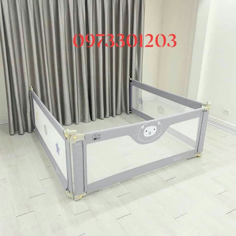 Combo 2 thanh chắn giường umoo mẫu nâng cấp 2020 m8x2m/ m6x2m