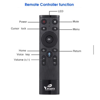 Điều khiển remote vinabox km650v - tích hợp mic voice search - tìm kiếm bằng giọng nói