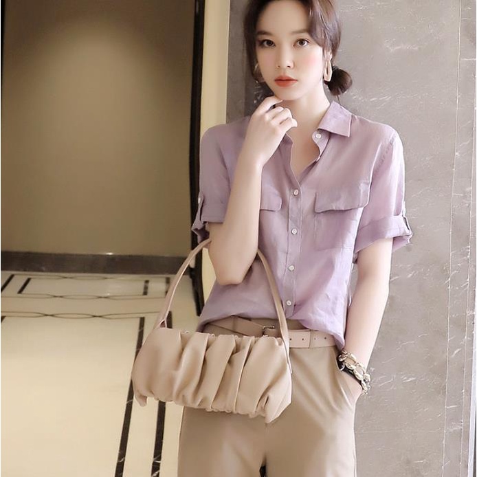 Áo Sơ Mi Dáng Rộng Kiểu Phương Tây Thời Trang Mùa Hè Cá Tính