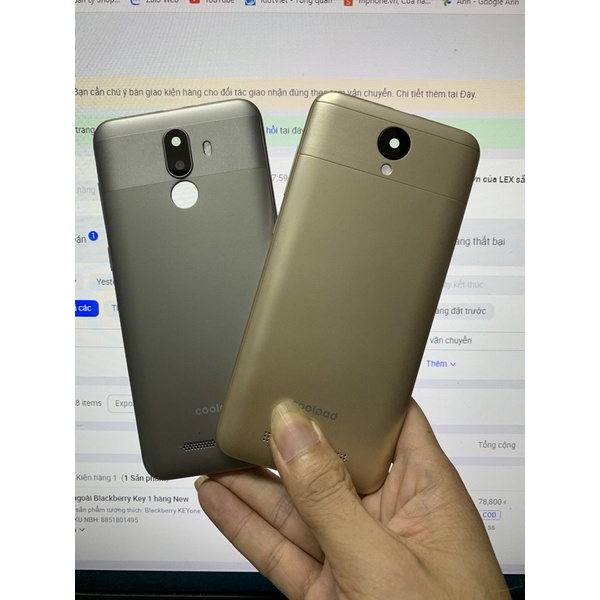 Nắp lưng điện thoại coolpad N3,N3C Zin chính hãng