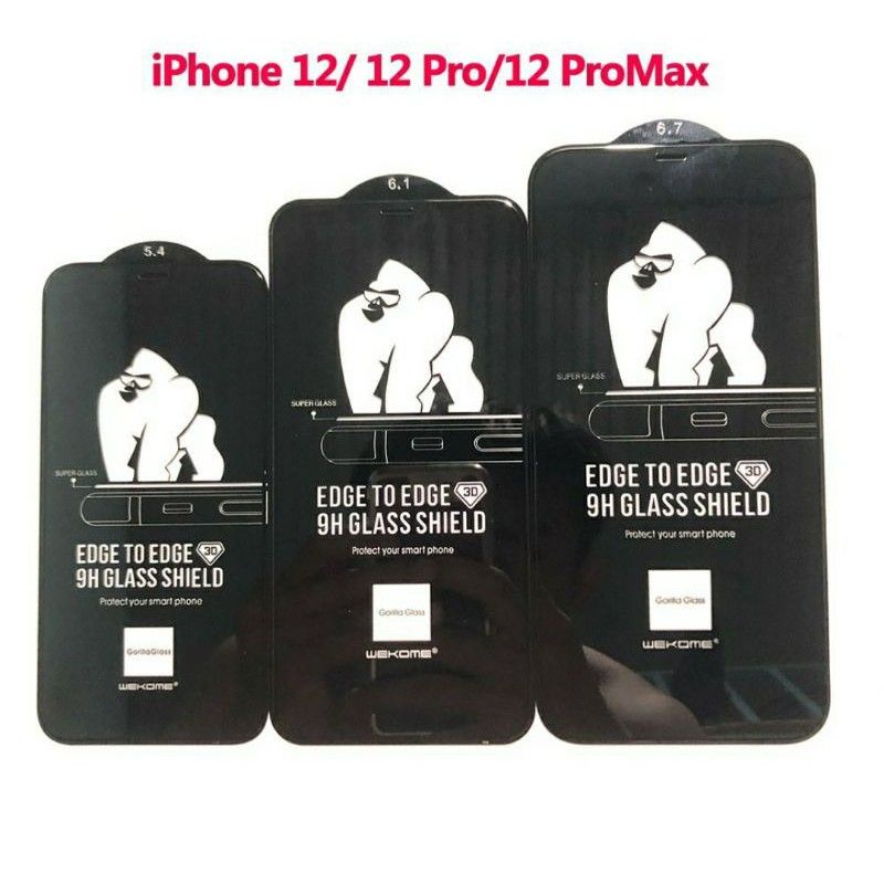 Kính cường lực Kingkong WK cho iPhone 12 Mini/ 12/ 12 Pro/ 12 Pro Max Full màn hình Chính hãng siêu tốt