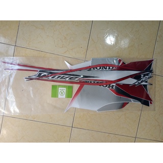 Bộ tem wave Rsx 110 màu đỏ đen 2012