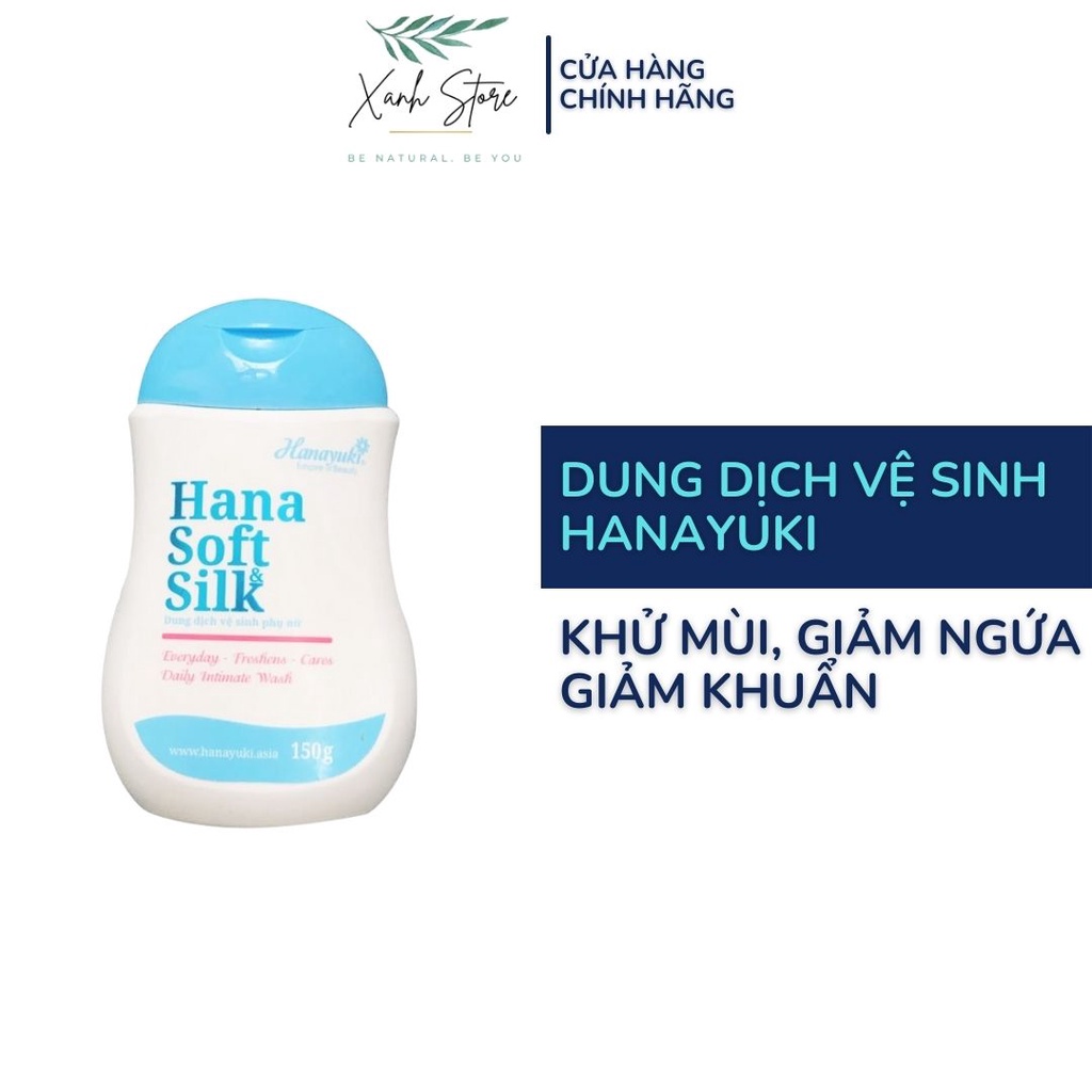 Dung Dịch Vệ Sinh Phụ Nữ Hana Soft silk, Giúp Làm Sạch Vùng Nhạy Cảm , Loại Bỏ Mùi Hôi, Mềm Mại , Hồng Hào