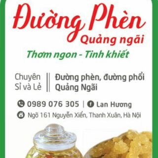 Đường phèn vàng Quảng Ngãi