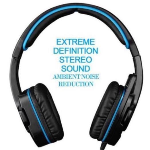 Tai nghe gaming  SA-708  SADEST GT  trùm tai Headphone gaming có mic tiện dụng cho PS4 PC Laptop