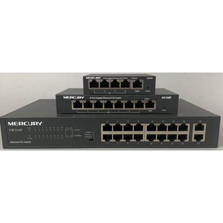 Bộ chuyển mạch switch POE 4, 5, 6, 8, 9, 10 cổng 100Mpbs - Hàng chính hãng Fast, Mercury, bảo hành 1 năm.